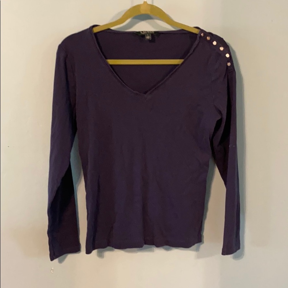 Ralph Lauren Vneck Top